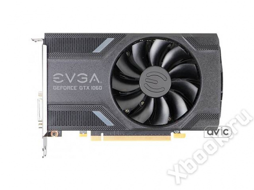 EVGA GeForce GTX 1060 1506Mhz 03G-P4-6160 вид спереди