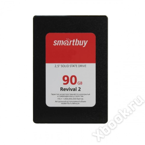 Seagate Smartbuy SSD 90Gb Revival 2 SB090GB-RVVL2-25SAT3 {SATA3.0, 7mm} вид спереди